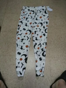 Nwt Better/together WOMENS Lounge Pants HALLOWEEN Bats Pumpkins Witch S - Picture 1 of 2