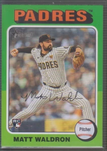 2024 Topps Heritage #604: Matt Waldron (RC) - Bild 1 von 1