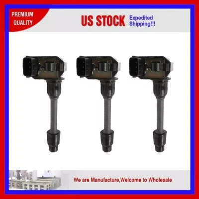 3PC IGNITION COIL JNS302 For NISSAN Maxima Cedric INFINITI I30 3.0L V6 UF232 - Imagem 1 de 4