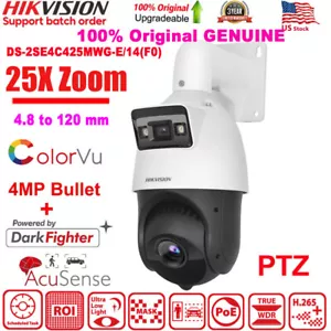 Cámara Hikvision ColorVu+IR TandemVu 4MP 25x PTZ domo de velocidad DarkFighter AcuSense - Imagen 1 de 16