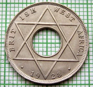 BRITISH WEST AFRICA GEORGE V 1928 1/10 PENNY, UNC - Picture 1 of 6
