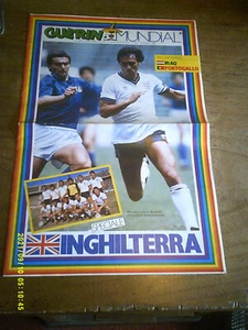PLAQUETTE GUERIN SPORTIVO COUPE DU MONDE 1986 ANGLETERRE IRAK PORTUGAL - Imagen 1 de 9