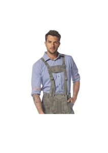 TIRANTES TRAJES WIESENPRINZ PANTALONES CUERO AUTÉNTICO talla 2 *NUEVO* - Imagen 1 de 1