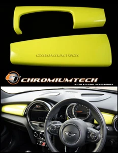 Cubierta del panel de tablero MK3 MINI Cooper/S/ONE F55 F56 F57 AMARILLO NEÓN para LHD - Imagen 1 de 7