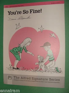 You're So Fine 1991 de Dennis Alexander simple piano solo - Imagen 1 de 1