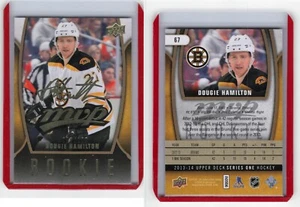 13/14 2013/14 Upper Deck MVP Gold Script #67 Dougie Hamilton Devils Bruins /100 - Picture 1 of 1