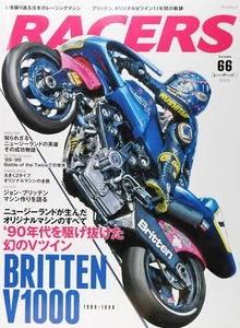 NEW RACERS Britten V1000 Vol.66 SHIPS USA Japan Motorcycle New Zealand John V - Imagen 1 de 10