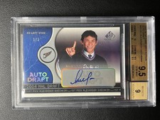 ALEXANDER OVECHKIN BGS 9.5 2005-06 SP GAME USED EDITION AUTO DRAFT ROOKIE RC 1/1