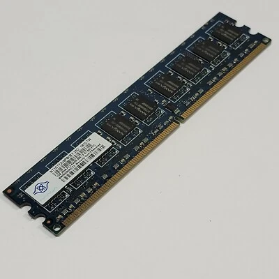 Nanya 1GB 2Rx8 PC2-6400E ECC NT1GT72U8PB0BY-25D from Dell PowerEdge R200 SVP - Image 1 of 4