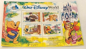 Walt Disney World Florida Winnie Puuh, Tigger Panel Souvenir Sheet Canada '96 - Bild 1 von 1