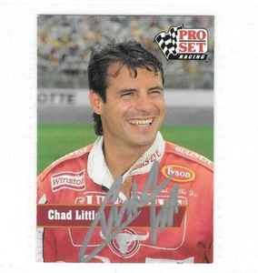 1991 PRO SET CHAD LITTLE NASCAR LEGEND Autographed Signed CARD - Picture 1 of 1