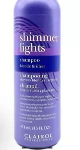 Clairol Professional Shimmer Lights Shampoo - Blonde & Silver Hair 16 oz - Picture 1 of 4