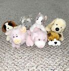 Ganz Webkinz Plush Stuffed Animals Lot Of 7   No Codes Preowned Dogs Cat And Pig