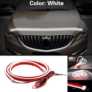86" Dynamic LED Running Light Front Hood Strip Ambient Lamp For Buick Verano - Picture 1 of 9