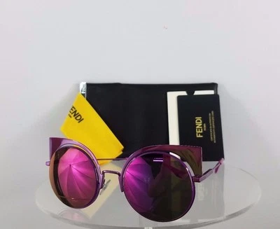 Nuevas gafas de sol auténticas Fendi FF 0177/S QZHPE violeta espejo 53 mm 0177 Foto 1 de 4