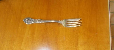 Tenedor de ensalada Gorham King Edward plata esterlina 6 1/4" sin mono Foto 1 de 2