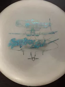 Vintage Lightning Disc Golf Spitfire 5/10 Graphic PDGA Rare 163 Grams. White - Picture 1 of 4