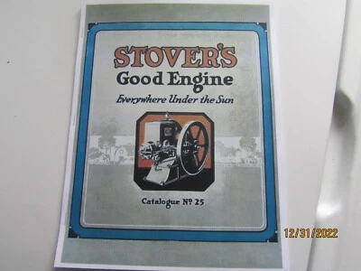 1920 Stover Engine Works Gas Engine Catalog  Limited Color - Image 1 of 4