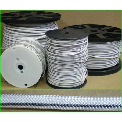 RUSHAZZLED Bungie Nylon coat rubber rope shock cord 3/16" x 50' Bungee Stretch Marine Grade