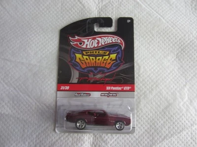 2009 Mattel Hot Wheels Phil's Garage:  Purple '69 Pontiac GTO NIP - Image 1 of 3