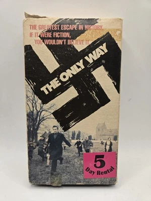 The Only Way - (1970 VHS)  Vintage 1979 Printing - Holocaust  War Tested & Works - Image 1 of 4