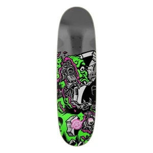 Santa Cruz VX Roskopp Macro Silver Multi Skateboard Deck 9" - Picture 1 of 3