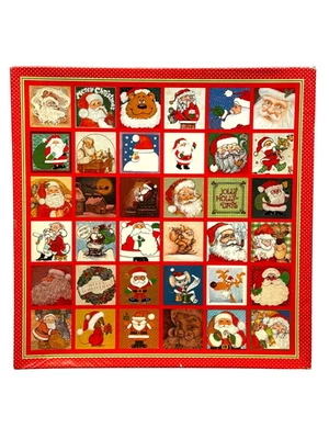 Rompecabezas de Navidad Springbok Santa’s Many Faces 1980 vintage 2092 500 piezas completo Foto 1 de 4