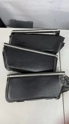 1969-1973 Porsche 911 Door Pockets Lot Of 3 Black - Image 1 of 4