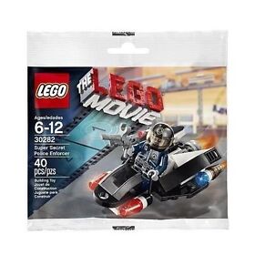 30282 SUPER SECRET POLICE ENFORCER lego NEW movie exclusive promo poly bag legos
