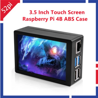 Raspberry Pi 4 ABS Case with 3.5 Inch 320x480 Resistive TFT Touch Screen Display - Image 1 of 4