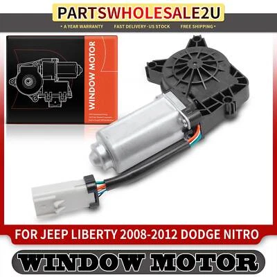 Front Right Power Window Motor w/ 6-Pin for Jeep Liberty 08-12 Dodge Nitro 07-11 - Image 1 of 4