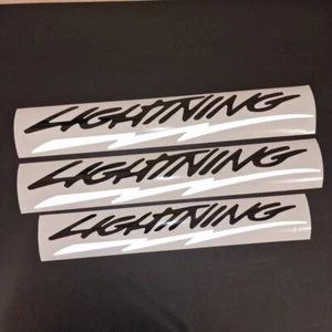 Ford F-150 Lightning  Black and Reflective Colors Complete Decals Stickers F250 - Bild 1 von 1