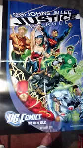 Batman Justice League, DC The New 52, von Jim Lee, USA-Promo-Poster, 2011, 87cm - Picture 1 of 5