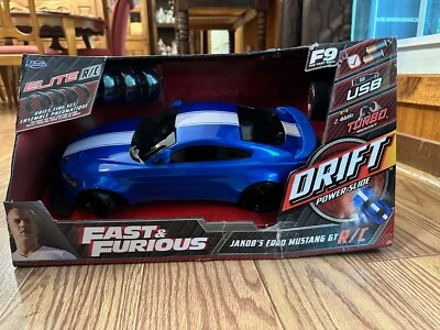 Fast & Furious Elite RC Drift Car Jakob Ford Mustang Turbo Boost Jada *dmgbox* - Image 1 of 3