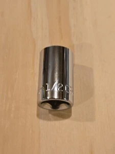 Craftsman 1/2" 6 Point 3/8" Drive Shallow Polished Chrome Socket 43003 Z-AL  - Bild 1 von 4