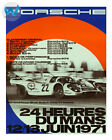 1971 Le Mans 24 Hours Porsche Poster - Vintage Martini Racing Art 18x24 or 24x36