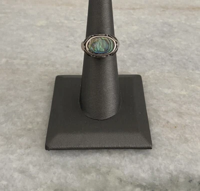 Beautiful Sterling Silver 925 CFJ Abalone Ring Size 5.80 - Image 1 of 4