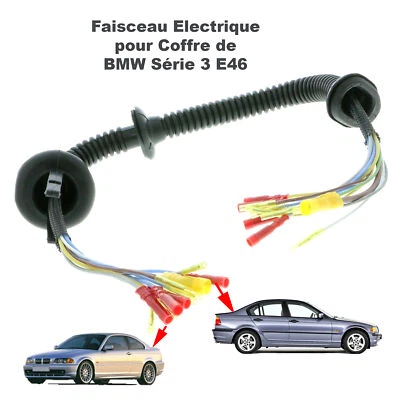 Kit de réparation Faisceau Cablage Coffre Hayon pour BMW E46 Berline / Coupé - Photo 1/4
