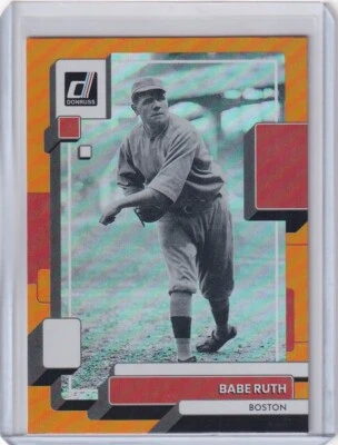 Donruss Orange Babe Ruth 2022 New York Yankees Parallels BZ-5653 Foto 1 de 2