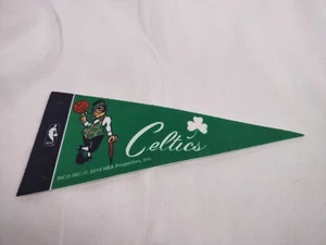 Boston Celtics NBA Mini Pennant 9"x4" Felt, Made in USA banner flag 2019 Rico - Picture 1 of 5