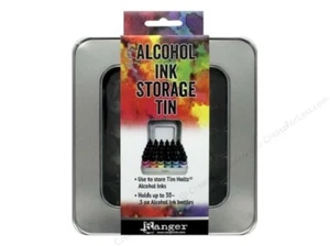 Tim Holtz ALCOHOL INK STORAGE TIN - Holds up to 30 (.5oz Ink Bottles) Ranger - Bild 1 von 3