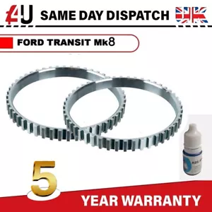 FORD TRANSIT MK8 REAR ABS RELUCTOR SENSOR RING 1818631 X2 - Picture 1 of 6