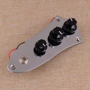 Loaded Switch Control Plate Prewired Fit for Fender Jazz Bass Guitars Decor - Picture 1 of 6