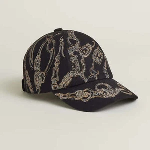 NEW HERMES HAT WOMEN CAP Casquette femme Serena Brides de Gala 57 - Picture 1 of 12