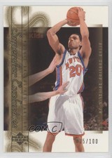 2003-04 Upper Deck Rookie Exclusives Superstar /100 Allan Houston #EX46