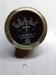 Vintage Brass Amphere Gage - Picture 1 of 5