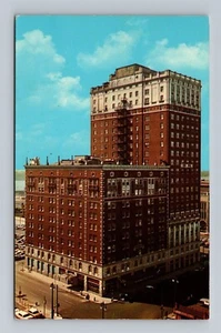 The Pick-Fort Shelby Hotel Lafayette Blvd & First St Detroit Michigan Postcard - Picture 1 of 2