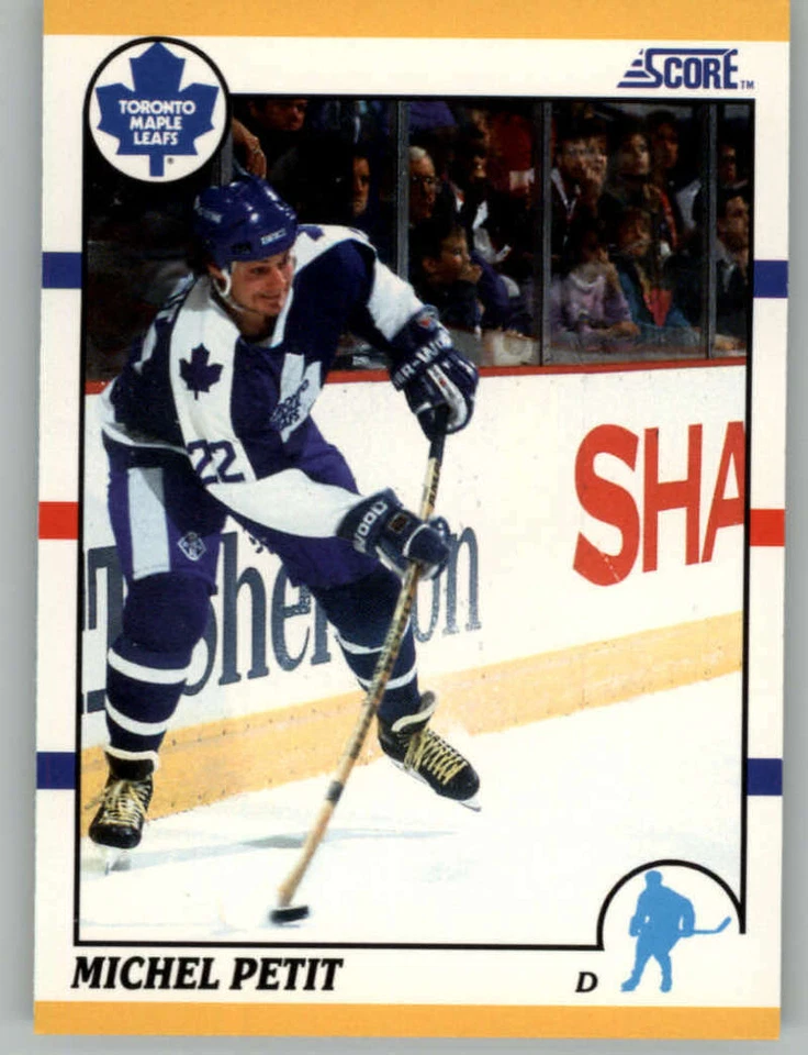1990-91 Score Rookie/Traded #54T Michel Petit  - Image 1 of 1