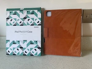 AUAUA Case for iPad Pro 12.9 Vegan Leather brown NEW - Photo 1/3