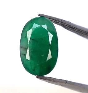 11x7 mm Zertifiziert Natürlicher Smaragd Ovalschliff 2,33 Kt Facettiert Lose Edelstein - Bild 1 von 6